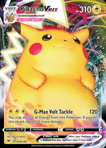 Pikachu VMAX 044/185 (Rare Holo VMAX)