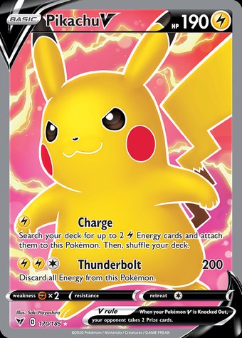 Pikachu V 170/185 (Rare Ultra)