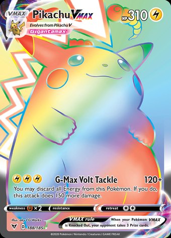Pikachu VMAX 188/185 (Rare Rainbow)