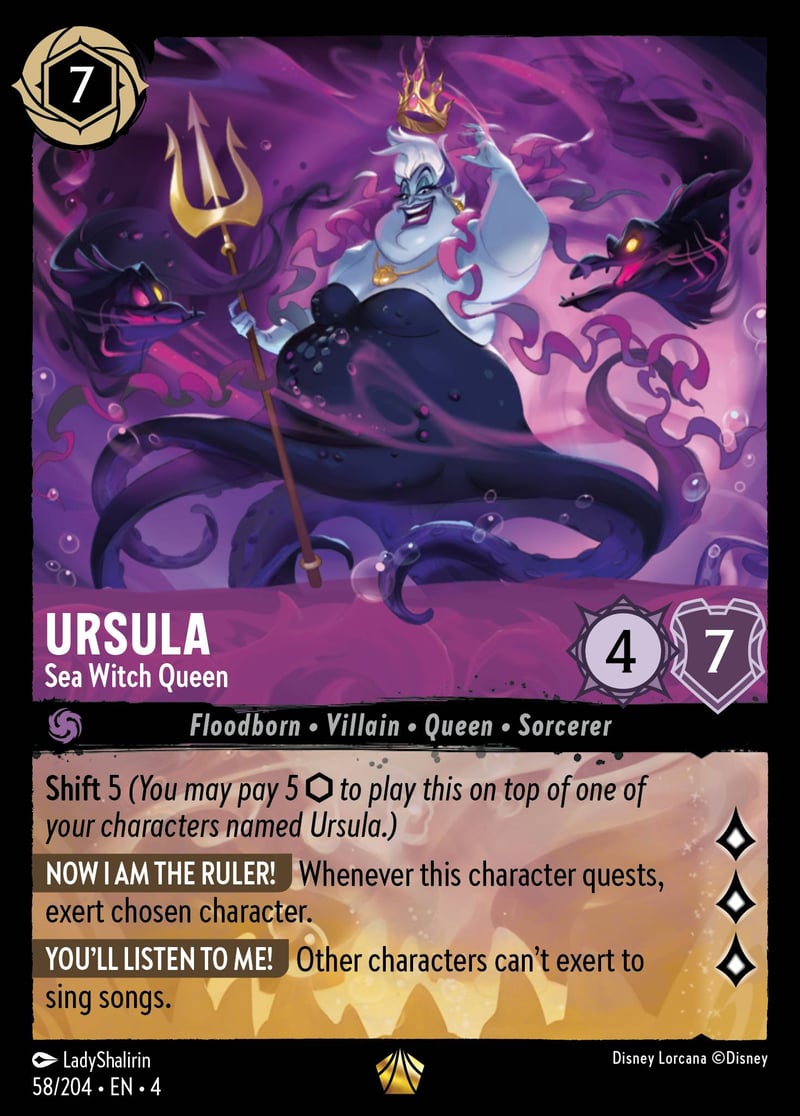 Ursula – Sea Witch Queen, 58/204 EN 4