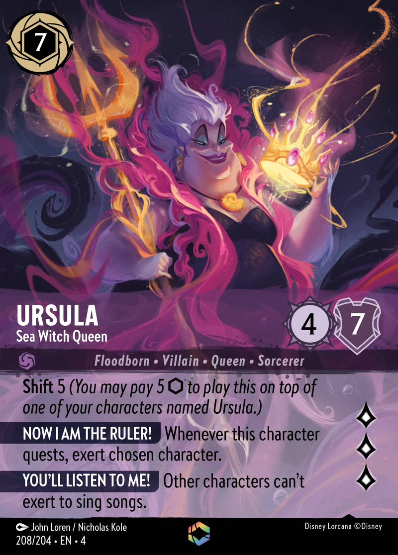 Ursula – Sea Witch Queen, 208/204 EN 4