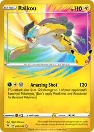 Raikou · 050/185 · Classic Collection