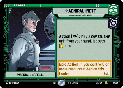 Admiral Piett – Commanding the Armada