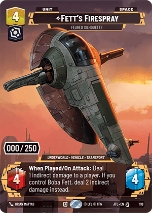 Fett's Firespray – Feared Silhouette