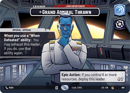 Grand Admiral Thrawn – ...How Unfortunate