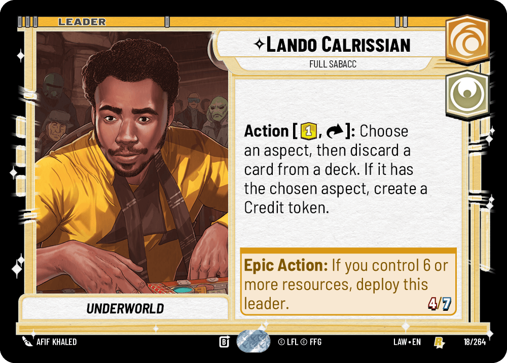 Lando Calrissian – Full Sabacc