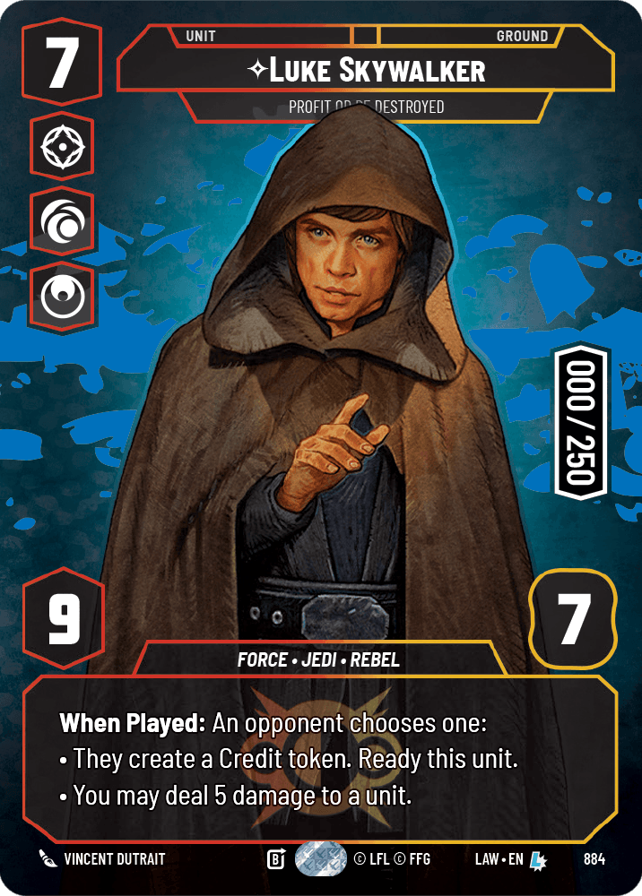 Luke Skywalker – Profit or Be Destroyed