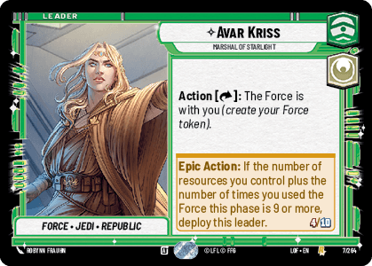 Avar Kriss – Marshal of Starlight