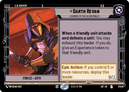 Darth Revan – Scourge of the Old Republic