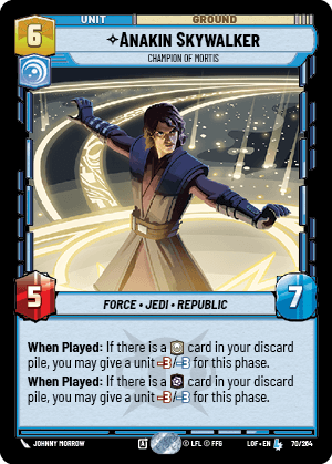 Anakin Skywalker – Champion of Mortis