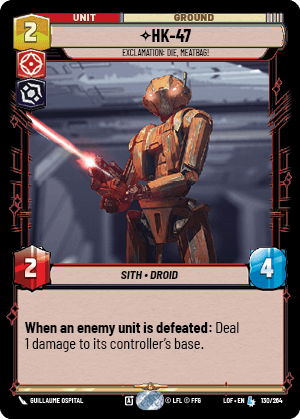 HK-47 – Exclamation: Die, Meatbag!