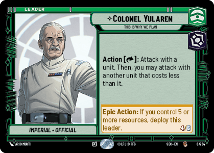 Colonel Yularen – This Is Why We Plan