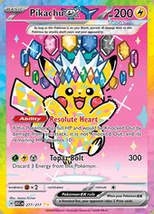 Pikachu ex 277/217 — zvětšit kartu