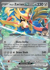 Hop’s Zacian ex 111/159 — zvětšit kartu