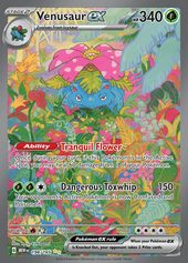 Venusaur ex 198/165 — zvětšit kartu