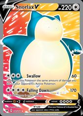 Snorlax V 197/202 — zvětšit kartu