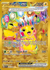 Pikachu ex 247/191 — zvětšit kartu