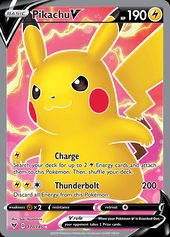 Pikachu V 170/185 — zvětšit kartu