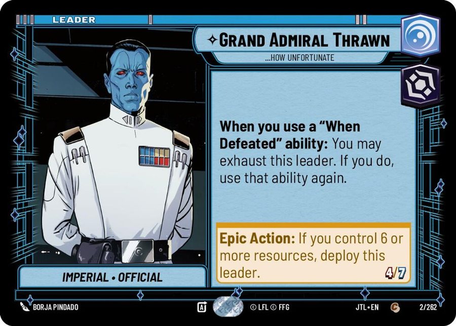 Grand Admiral Thrawn – ...How Unfortunate