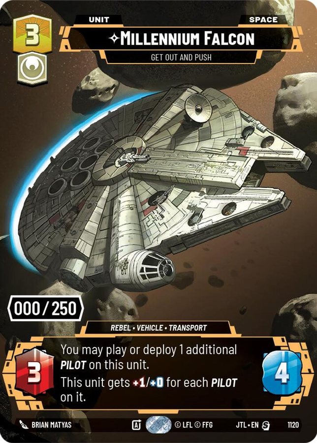 Millennium Falcon – Get Out And Push