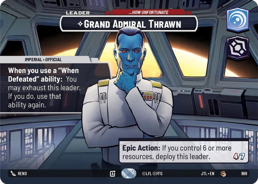 Grand Admiral Thrawn – ...How Unfortunate