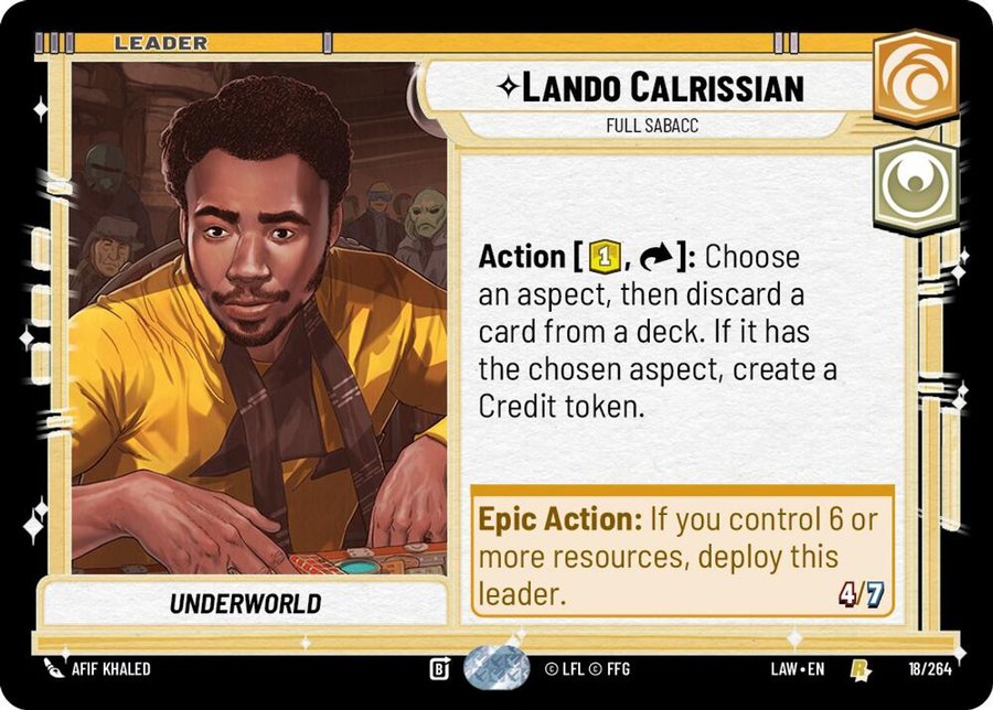 Lando Calrissian – Full Sabacc
