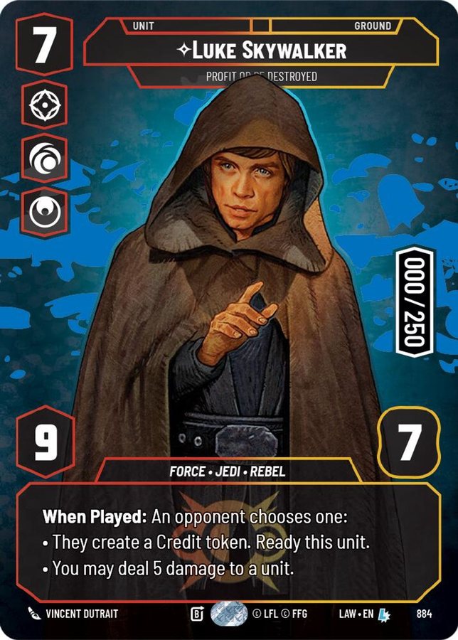 Luke Skywalker – Profit or Be Destroyed