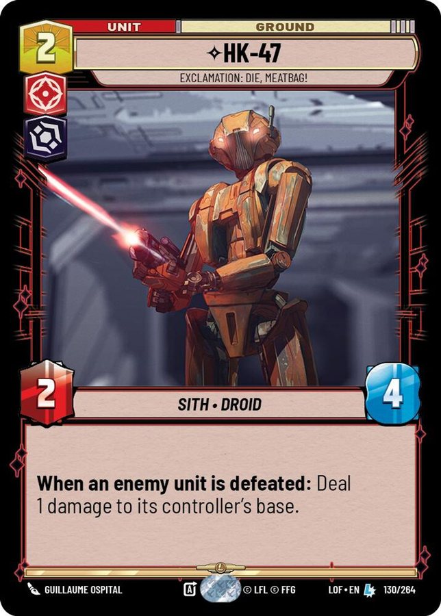 HK-47 – Exclamation: Die, Meatbag!