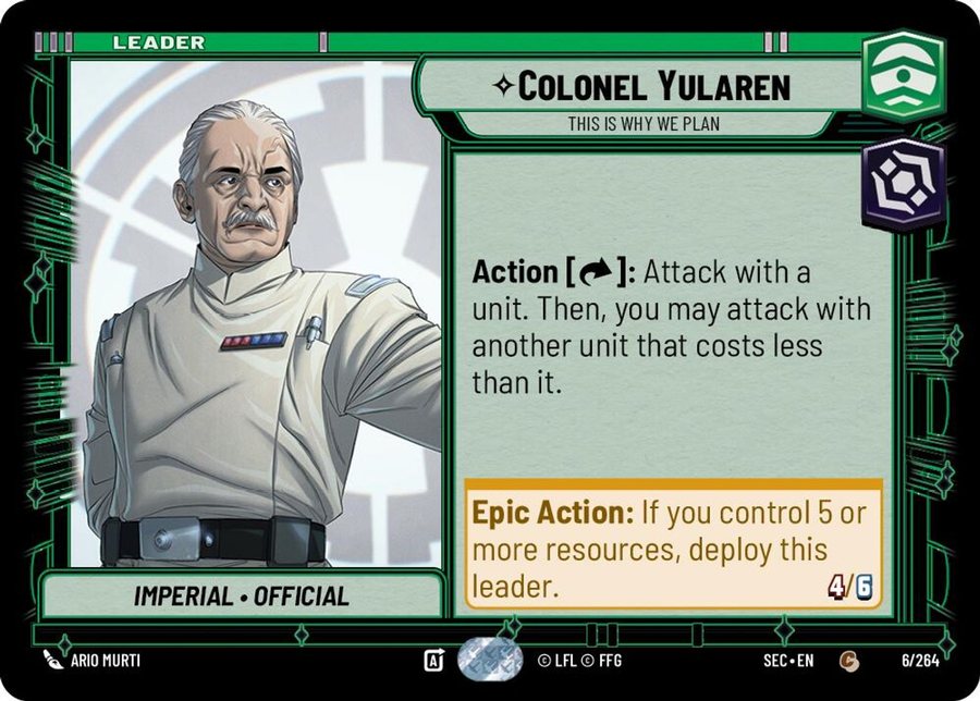 Colonel Yularen – This Is Why We Plan