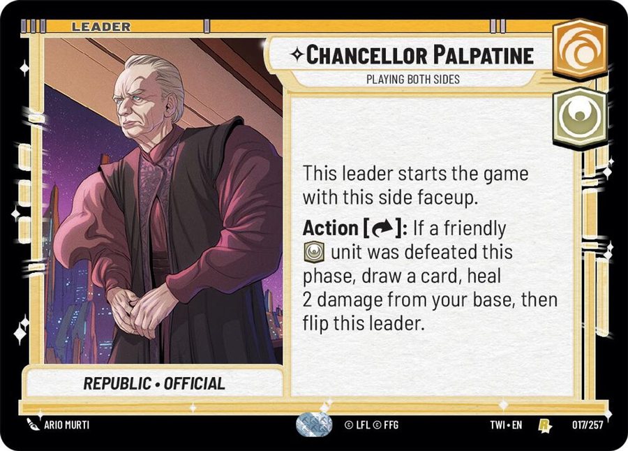 Chancellor Palpatine – Playing Both Sides