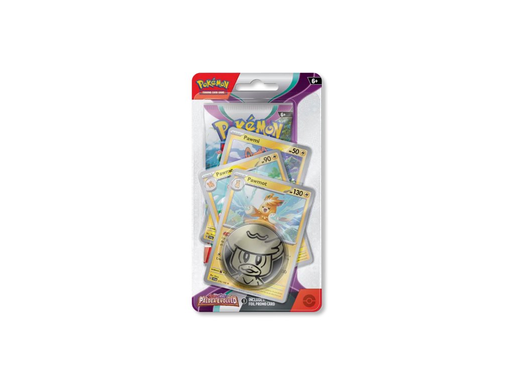Pokemon Scarlet Violet Paldea Evolved Checklane Blister Pawmot