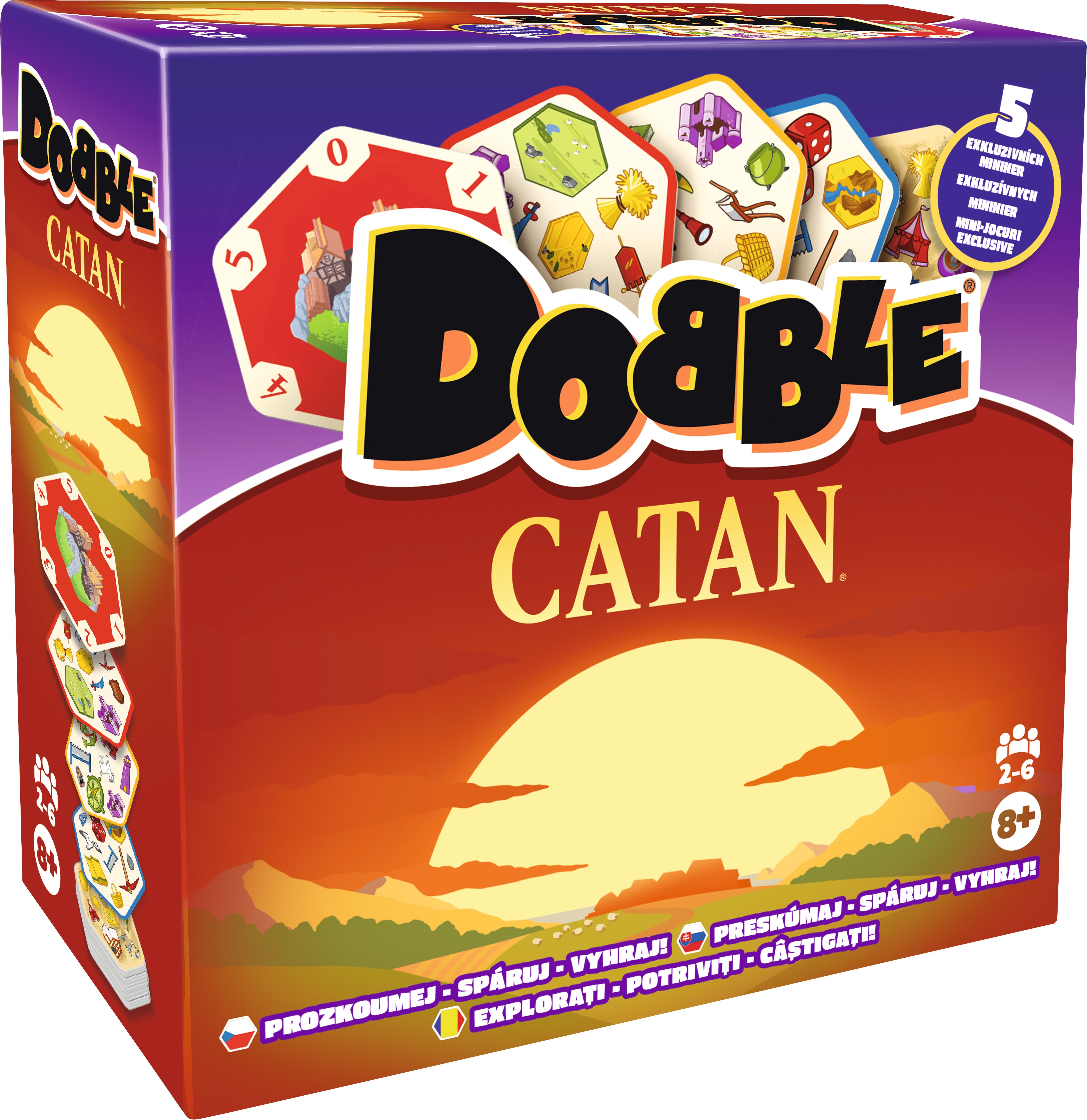Krabice Dobble Catan