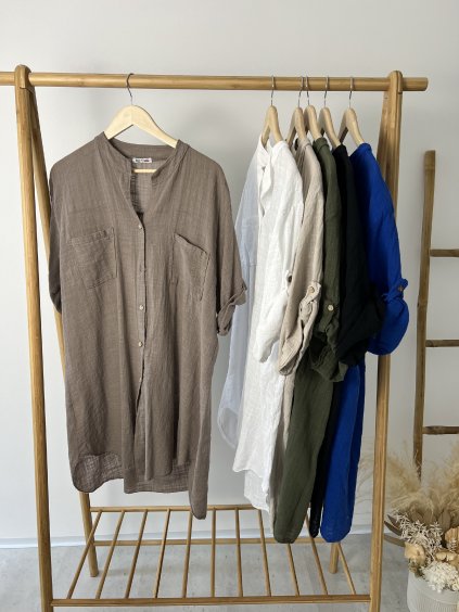 Predĺžená košeľa SOLE