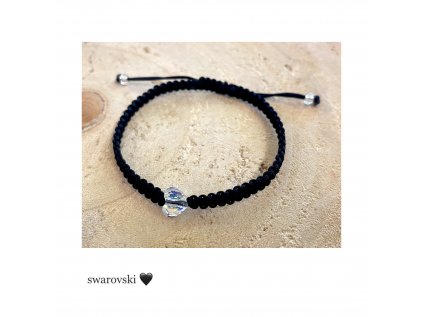 opletené swarovski srdíčko