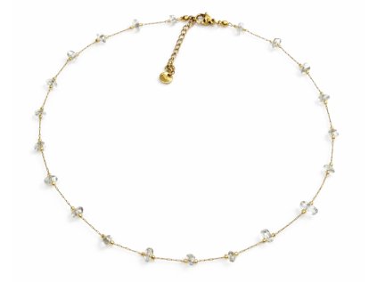 choker/náhrdelník s křišťálem