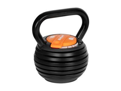 Nastaviteľný liatinový kettlebell, 2,3 – 9 kg
