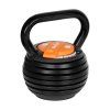 Nastaviteľný liatinový kettlebell, 2,3 – 9 kg