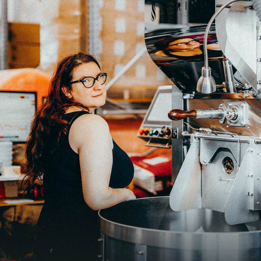 Alice, head of roaster