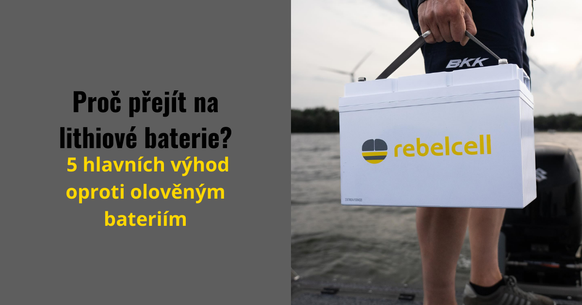 Proč přejít na lithiové baterie? 5 hlavních výhod oproti olověným bateriím