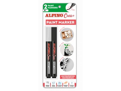 08961d563b9efe70cf49acb1fda65df6 26544 ar000251 01 estuche 2 rotuladores paint marker blanco y negro crea
