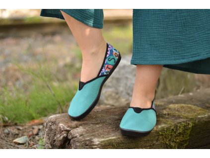Espadrilky Azul/S názorem 38