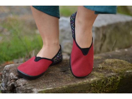 Espadrilky Vínová/Srdce 38