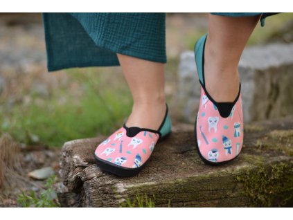 Espadrilky Zuby/Azul 40