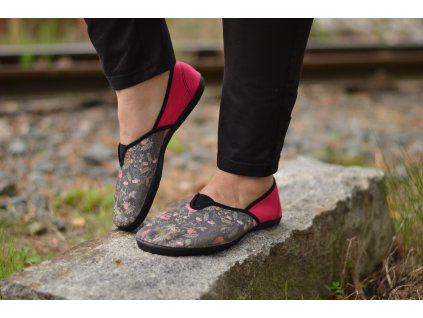 Espadrilky Herbář/Magenta 41