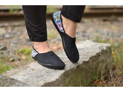 Espadrilky Černá/S názorem 42