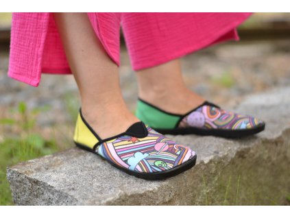 Espadrilky Futuramka/Žlutá/Zelená 42