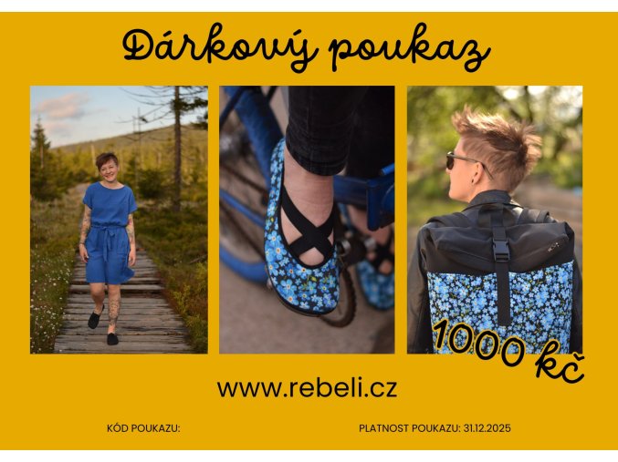 DÁRKOVÝ POUKAZ 1000 Kč
