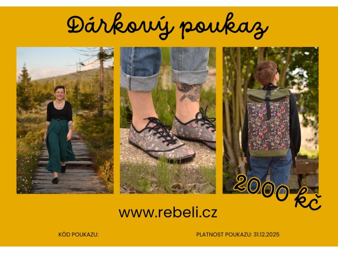 DÁRKOVÝ POUKAZ 2000 Kč