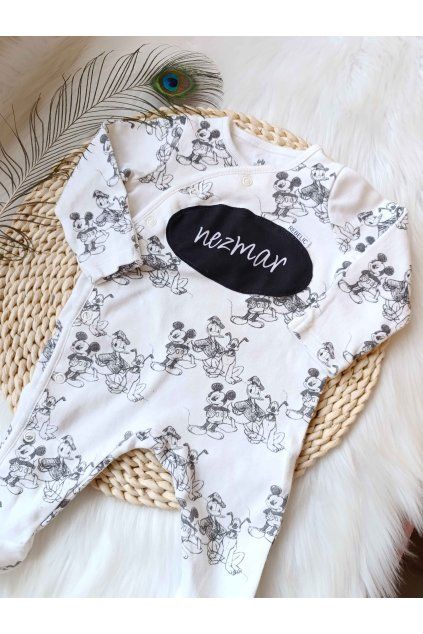overal mickey mouse nezmar modry