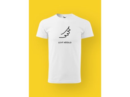 Pánské tričko s potiskem LEVÝ KŘÍDLO